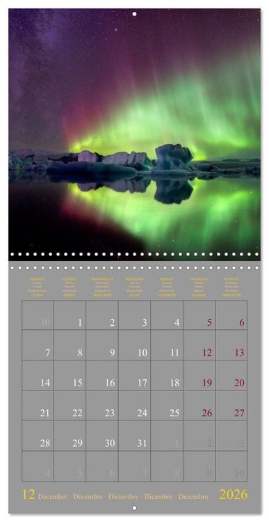 Produktbild: Iceland - the land of ice and fire (Wall Calendar 2026 12 &times; 12 Inch) CALVENDO 12 Month Wall Calendar