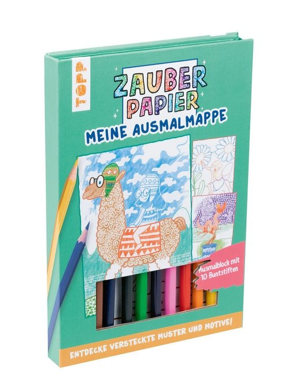 Produktbild: Zauberpapier - Meine Ausmalmappe