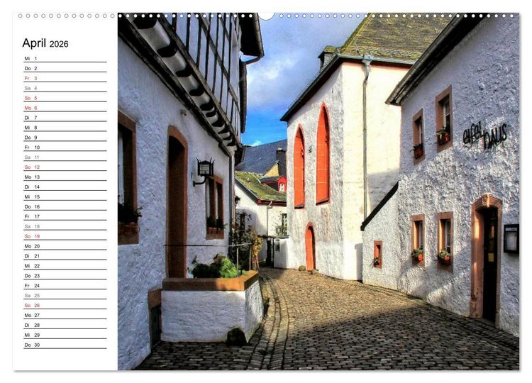 Produktbild: Die sch&ouml;nsten Orte der Eifel (Wandkalender 2026 DIN A2 quer), CALVENDO Monatskalender