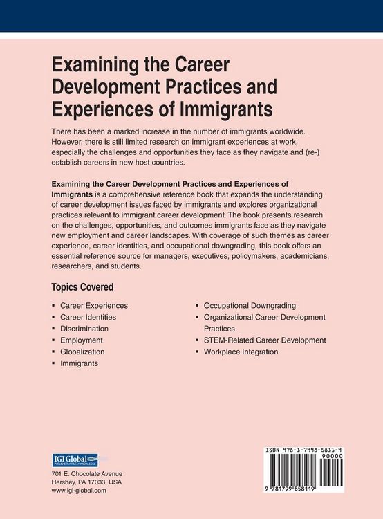 Produktbild: Examining the Career Development Practices and Experiences of Immigrants