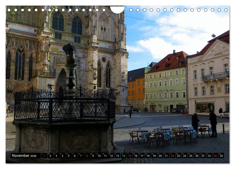 Produktbild: Regensburg erleben (Wandkalender 2026 DIN A4 quer), CALVENDO Monatskalender