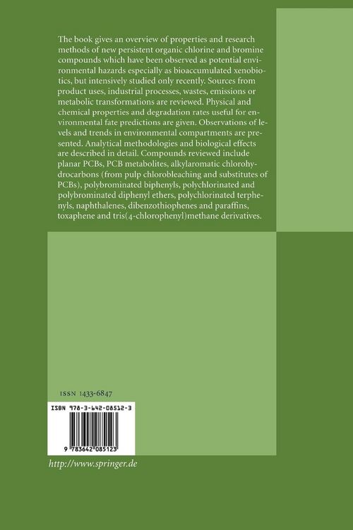 Produktbild: New Types of Persistent Halogenated Compounds