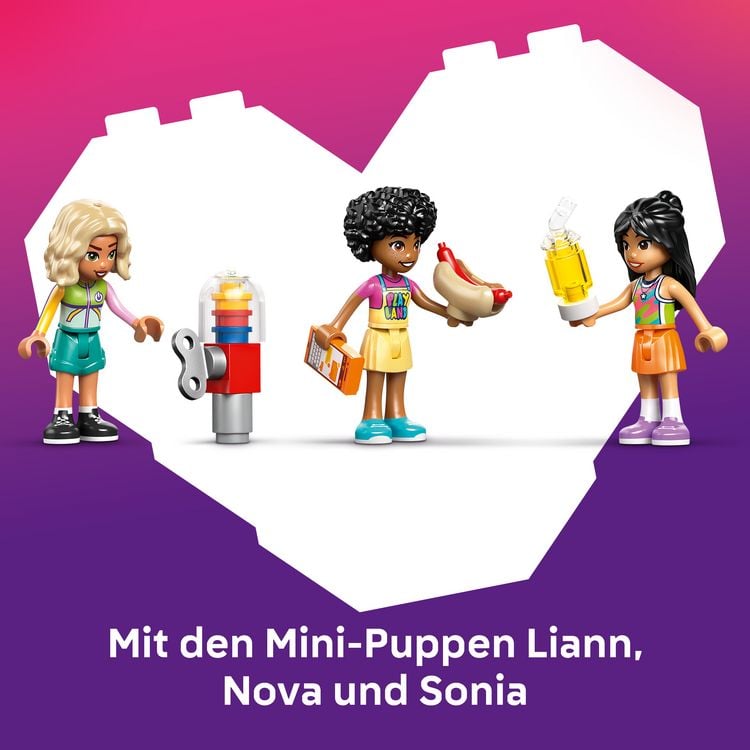 Produktbild: LEGO Friends 42686 Cooler Indoor-Spielplatz, Spielzeug mit Puppen