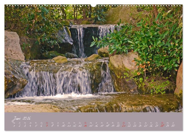 Produktbild: D&uuml;sseldorfer Nordpark (Wandkalender 2026 DIN A2 quer), CALVENDO Monatskalender
