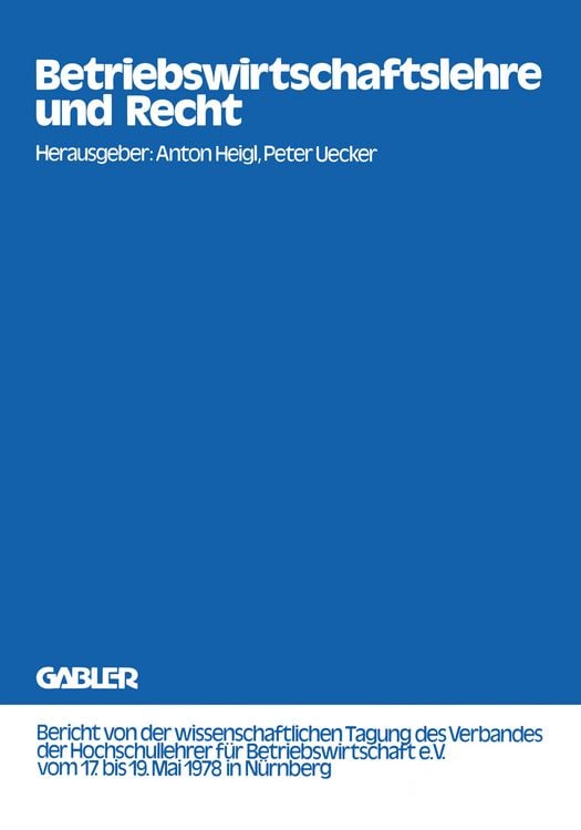 Produktbild: Betriebswirtschaftslehre und Recht