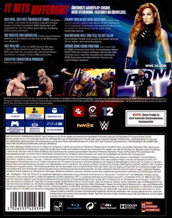 Produktbild: WWE 2K22