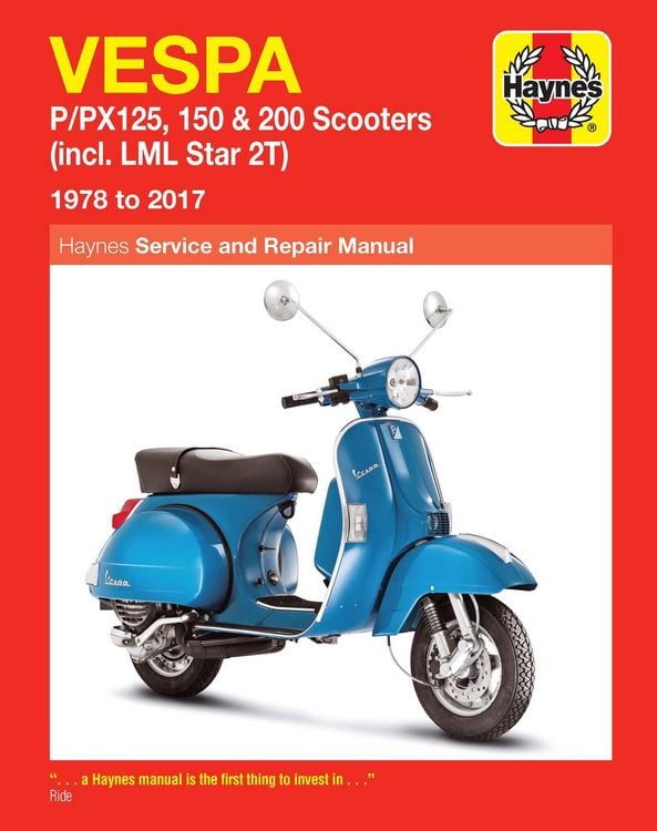 Produktbild: Vespa P/PX125, 150 & 200 Scooters (incl. LML Star 2T) (78-17)