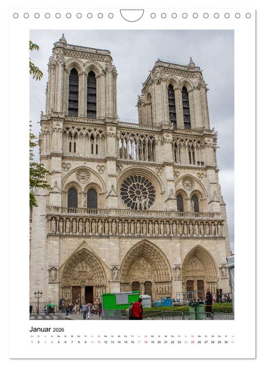 Produktbild: Paris (Wandkalender 2026 DIN A4 hoch), CALVENDO Monatskalender