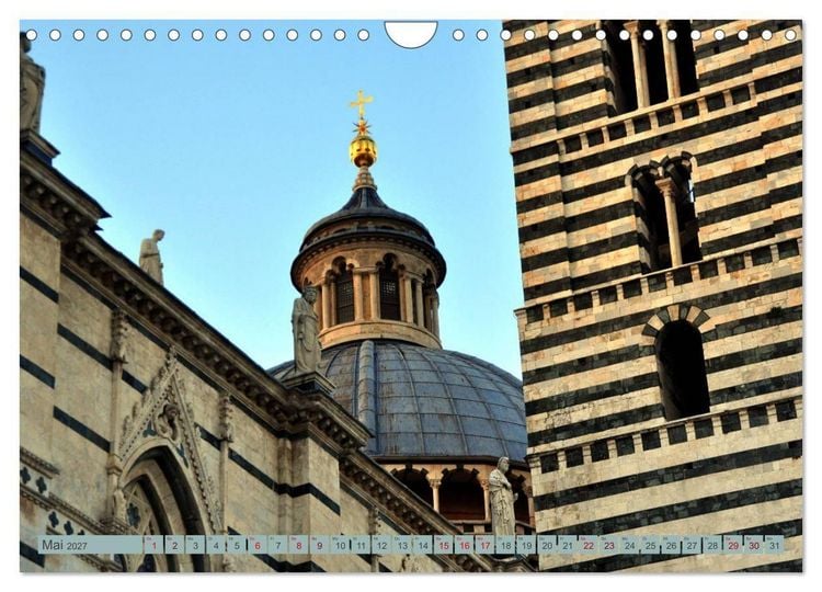Produktbild: Siena - Stadt des legend&auml;ren Palio (Wandkalender 2027 DIN A4 quer), CALVENDO Monatskalender