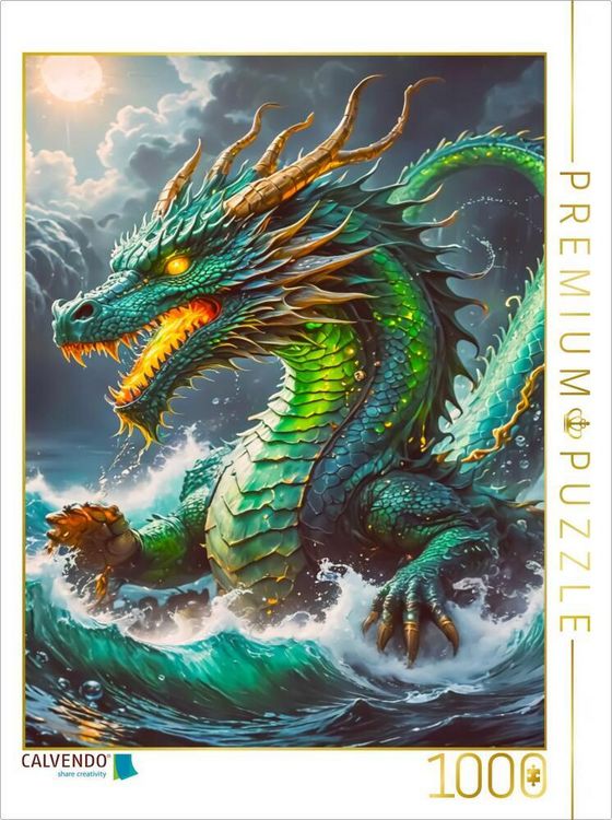 Produktbild: CALVENDO Puzzle Ryujin, der Drachengott des Meeres | 1000 Teile Lege-Gr&ouml;&szlig;e 64x48cm Foto-Puzzle f&uuml;r gl&uuml;ckliche Stunden