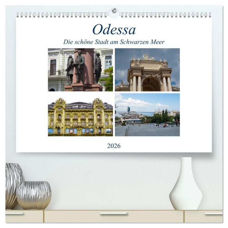 Produktbild: Odessa- Die sch&ouml;ne Stadt am Schwarzen Meer (hochwertiger Premium Wandkalender 2026 DIN A2 quer), Kunstdruck in Hochglanz