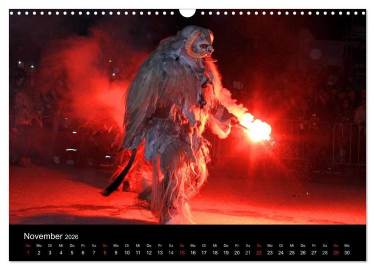 Produktbild: Perchten 2026 (Wandkalender 2026 DIN A3 quer), CALVENDO Monatskalender