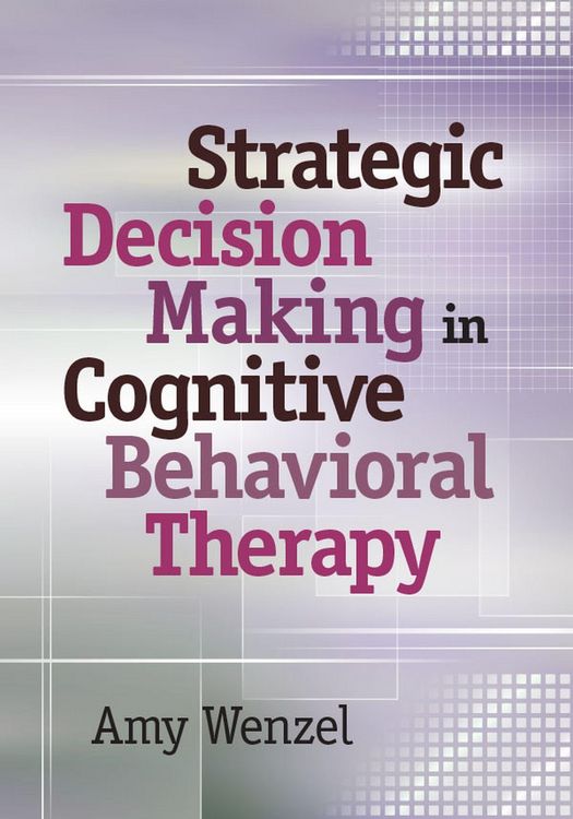 Produktbild: Strategic Decision Making in Cognitive Behavioral Therapy