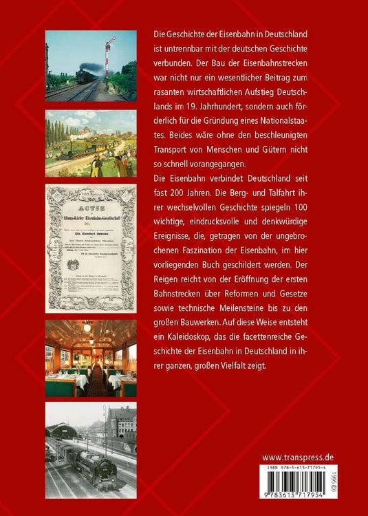 Produktbild: 100 Meilensteine der deutschen Eisenbahngeschichte,