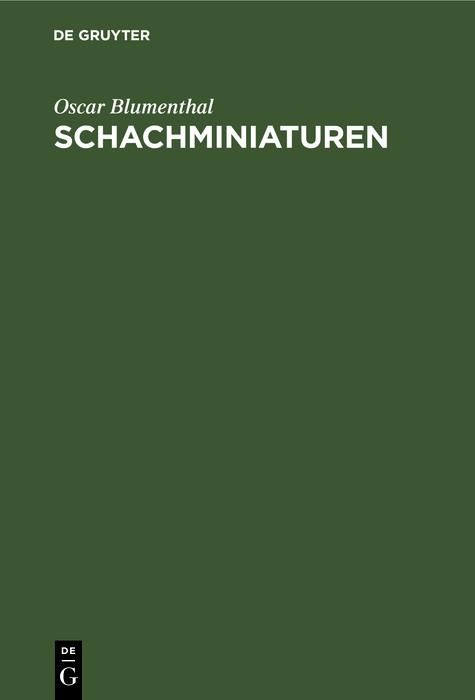 Produktbild: Schachminiaturen