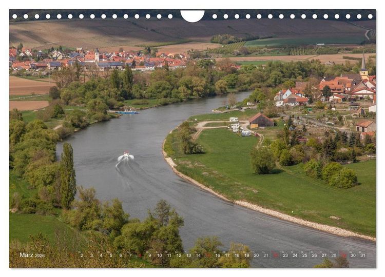 Produktbild: Mainf&auml;hren in Franken (Wandkalender 2026 DIN A4 quer), CALVENDO Monatskalender