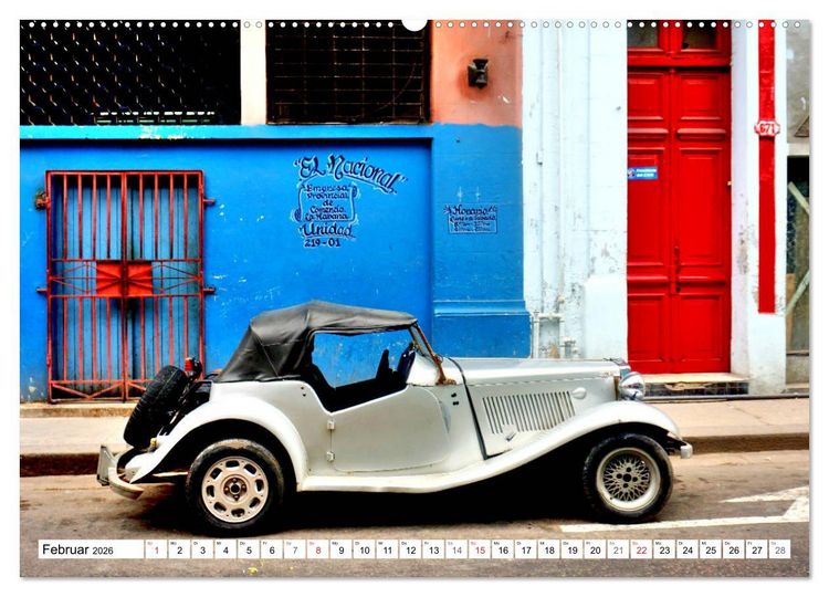 Produktbild: MG Classics - Britische Oldtimer in Kuba (Wandkalender 2026 DIN A2 quer), CALVENDO Monatskalender