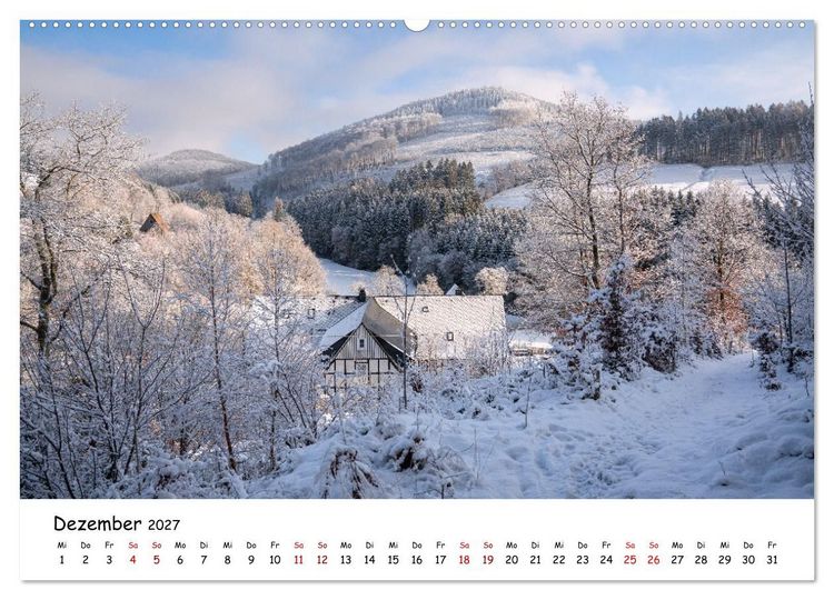 Produktbild: Heimat Entdecken: Sauerland (hochwertiger Premium Wandkalender 2027 DIN A2 quer), Kunstdruck in Hochglanz