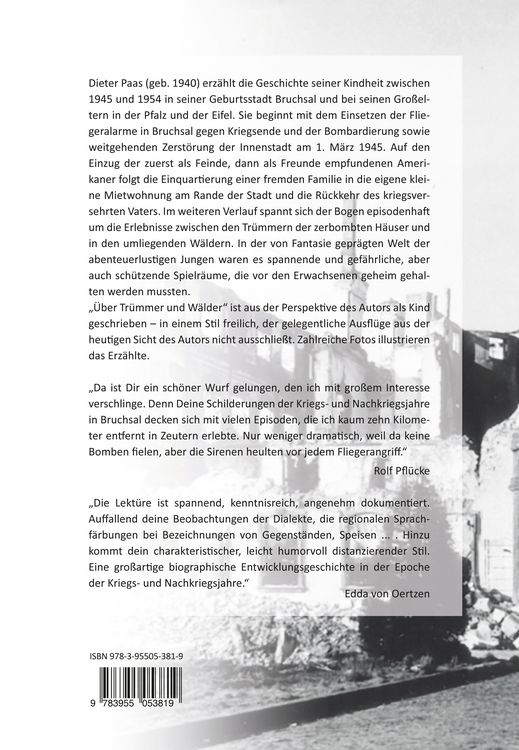 Produktbild: &Uuml;ber Tr&uuml;mmer und W&auml;lder