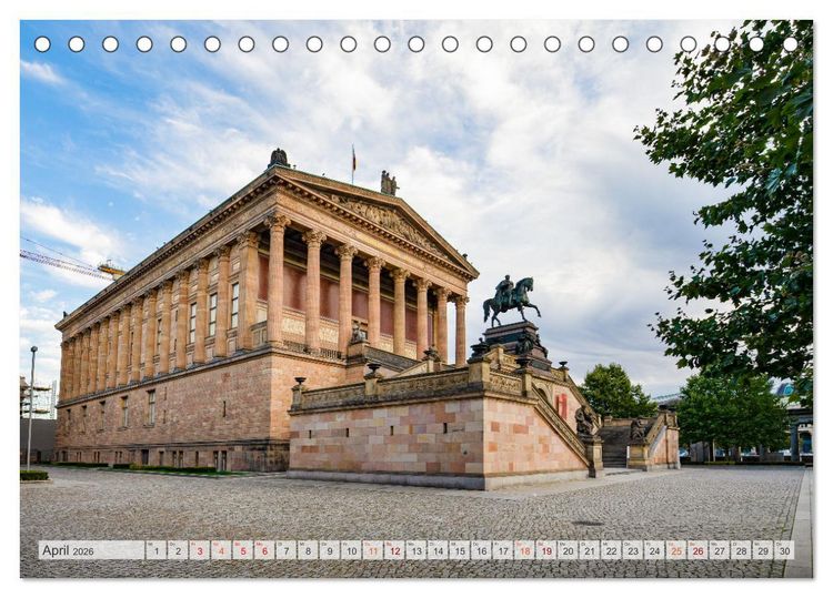 Produktbild: Berlin Stadtspaziergang (Tischkalender 2026 DIN A5 quer), CALVENDO Monatskalender