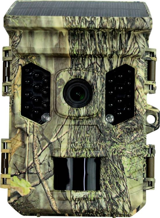Produktbild: Braun Phototechnik Scouting Cam Black300 WiFi Solar 4K Mini Wildkamera Black LEDs, WLAN, Zeitrafferfunktion Camouflage Gr&uuml;n