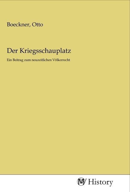Produktbild: Der Kriegsschauplatz