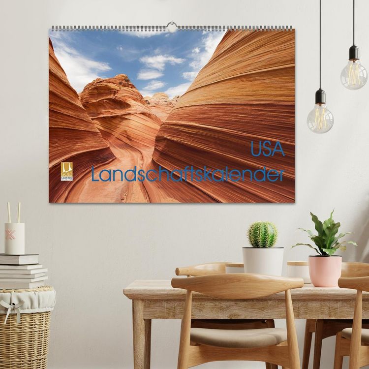 Produktbild: USA Landschaftskalender (Wandkalender 2026 DIN A2 quer), CALVENDO Monatskalender
