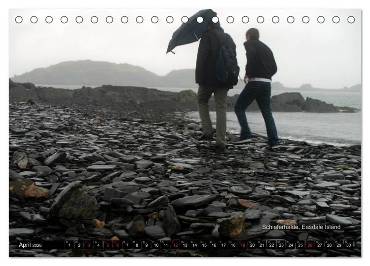 Produktbild: Schottland und Edinburgh (Tischkalender 2026 DIN A5 quer), CALVENDO Monatskalender