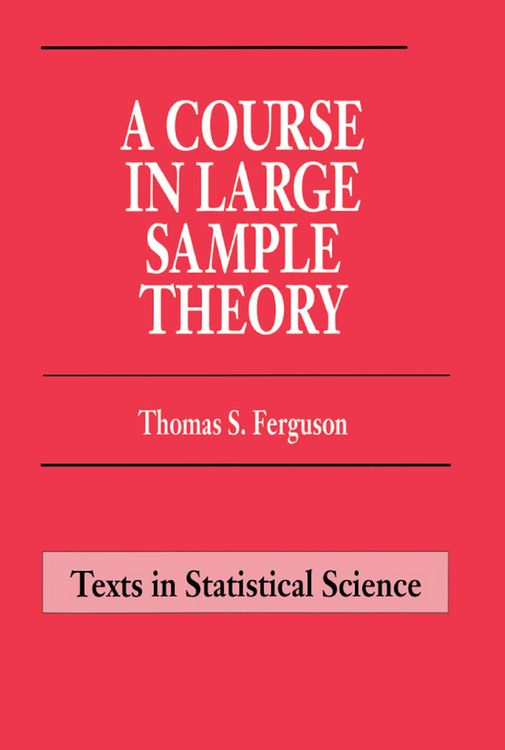 Produktbild: A Course in Large Sample Theory