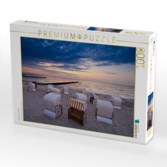 Produktbild: CALVENDO Puzzle Strandk&ouml;rbe am Strand | 1000 Teile Lege-Gr&ouml;&szlig;e 64x48cm Foto-Puzzle f&uuml;r gl&uuml;ckliche Stunden