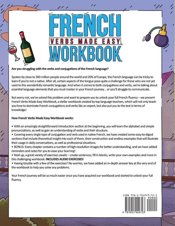Produktbild: French Verbs Made Easy Workbook