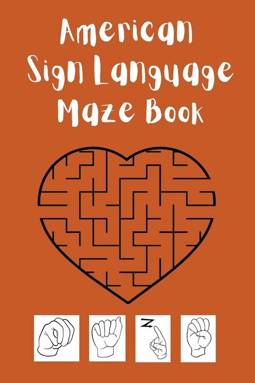 Produktbild: American Sign Language Maze Book.This book is perfect for your child to learn and practice the ASL alphabet and have fun at the same time.