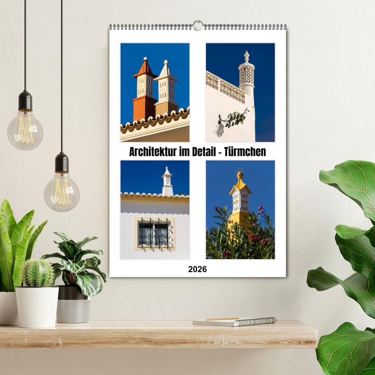 Produktbild: Architektur im Detail - T&uuml;rmchen (Wandkalender 2026 DIN A2 hoch), CALVENDO Monatskalender