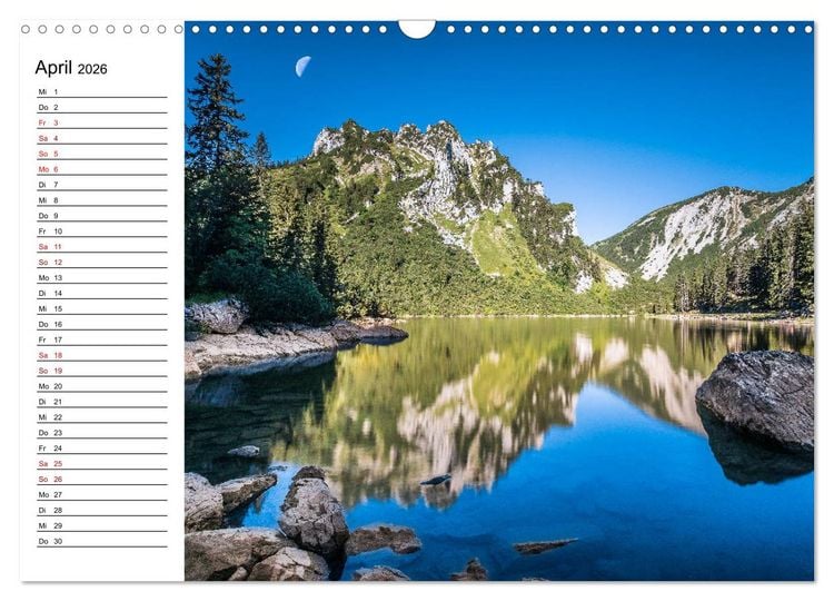 Produktbild: Atemberaubende Alpenwelt (Wandkalender 2026 DIN A3 quer), CALVENDO Monatskalender