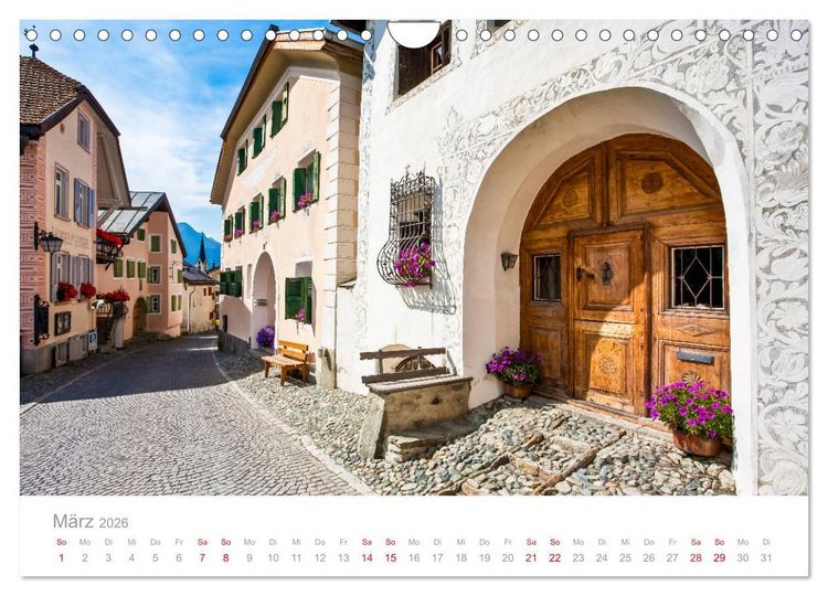Produktbild: TRAUMZIELE DER SCHWEIZ Impressionen (Wandkalender 2026 DIN A4 quer), CALVENDO Monatskalender