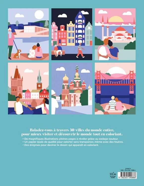 Produktbild: Balade en ville : coloriages myst&egrave;res