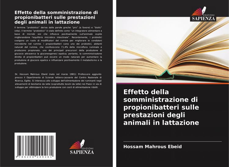 Produktbild: Effetto della somministrazione di propionibatteri sulle prestazioni degli animali in lattazione