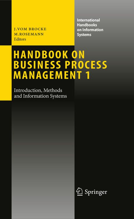 Produktbild: Handbook on Business Process Management 1