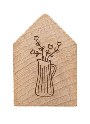 Produktbild: Magnetisches Holzhaus Blumenkanne