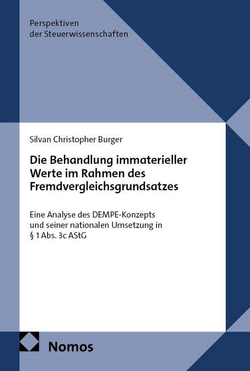 Produktbild: Die Behandlung immaterieller Werte im Rahmen des Fremdvergleichsgrundsatzes