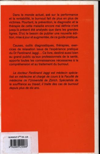 Produktbild: Burn-out : guide pratique