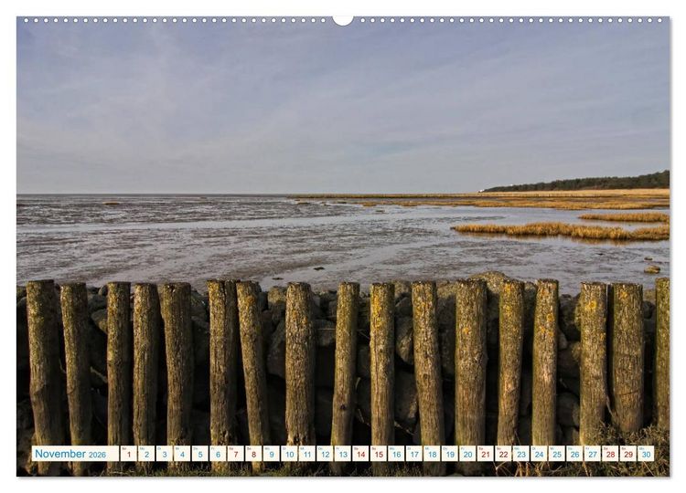 Produktbild: Cuxhaven, Landschaften zwischen K&uuml;ste und Heide (hochwertiger Premium Wandkalender 2026 DIN A2 quer), Kunstdruck in Hochglanz