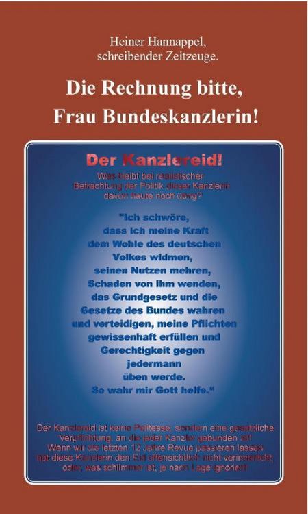 Produktbild: Die Rechnung bitte, Frau Bundeskanzlerin!