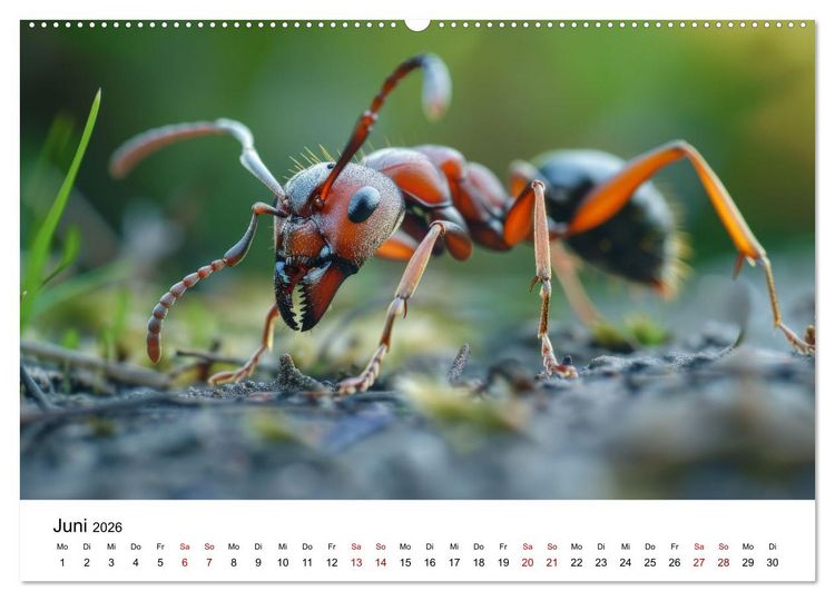 Produktbild: Insekten hautnah (Wandkalender 2026 DIN A2 quer), CALVENDO Monatskalender