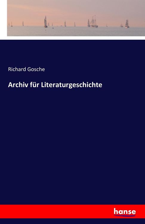 Produktbild: Archiv f&uuml;r Literaturgeschichte
