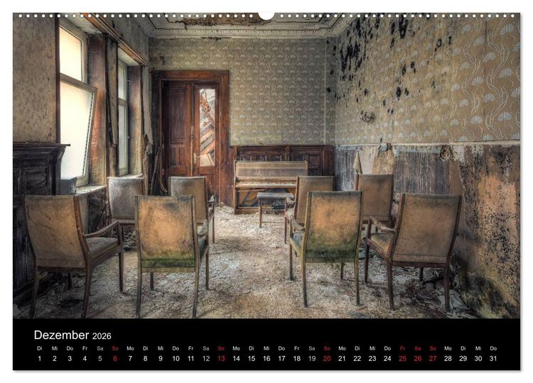 Produktbild: Verlassene Orte im Harz (Wandkalender 2026 DIN A2 quer), CALVENDO Monatskalender