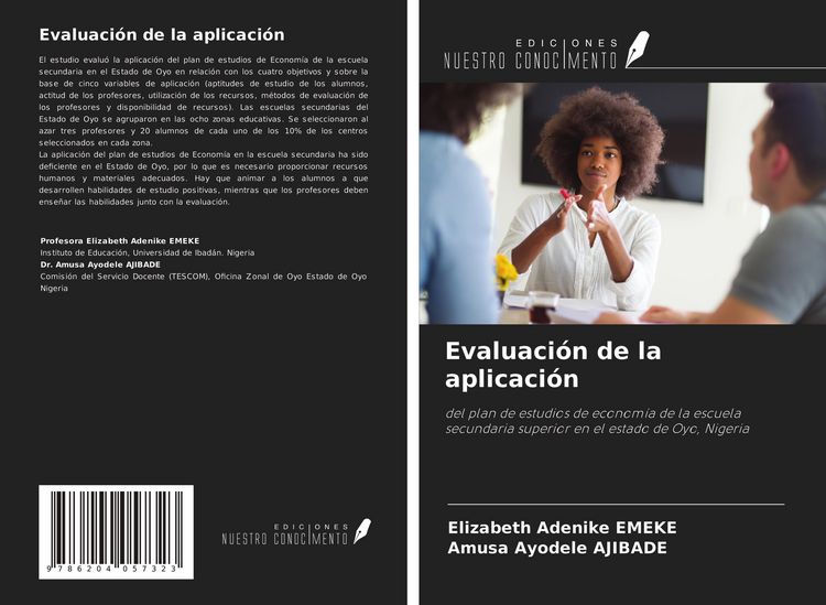 Produktbild: Evaluaci&oacute;n de la aplicaci&oacute;n
