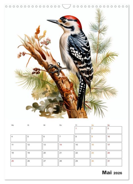Produktbild: Unsere Tiere des Waldes (Wandkalender 2026 DIN A3 hoch), CALVENDO Monatskalender