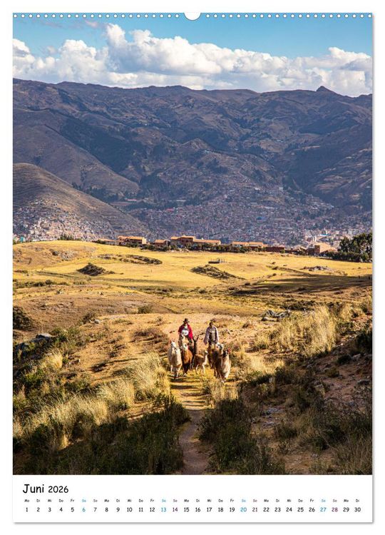Produktbild: Peru in S&uuml;damerika (Wandkalender 2026 DIN A2 hoch), CALVENDO Monatskalender