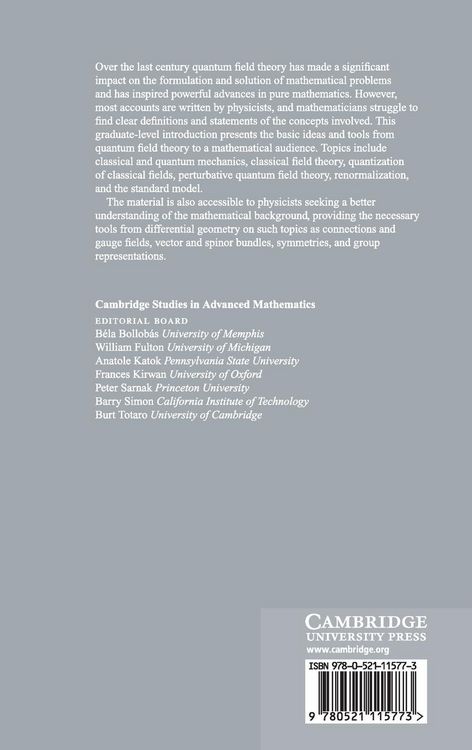 Produktbild: Mathematical Aspects of Quantum Field Theory